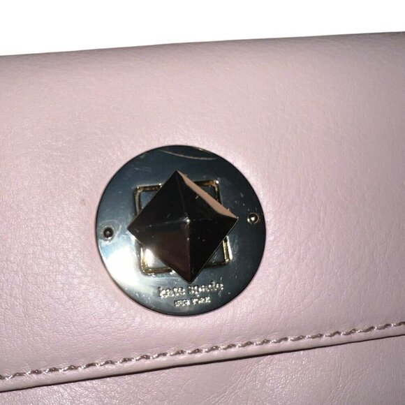 Kate Spade New York Chrystie Street Evan Leather Wristlet Clutch Cipria Pink NWT - Picture 3 of 7